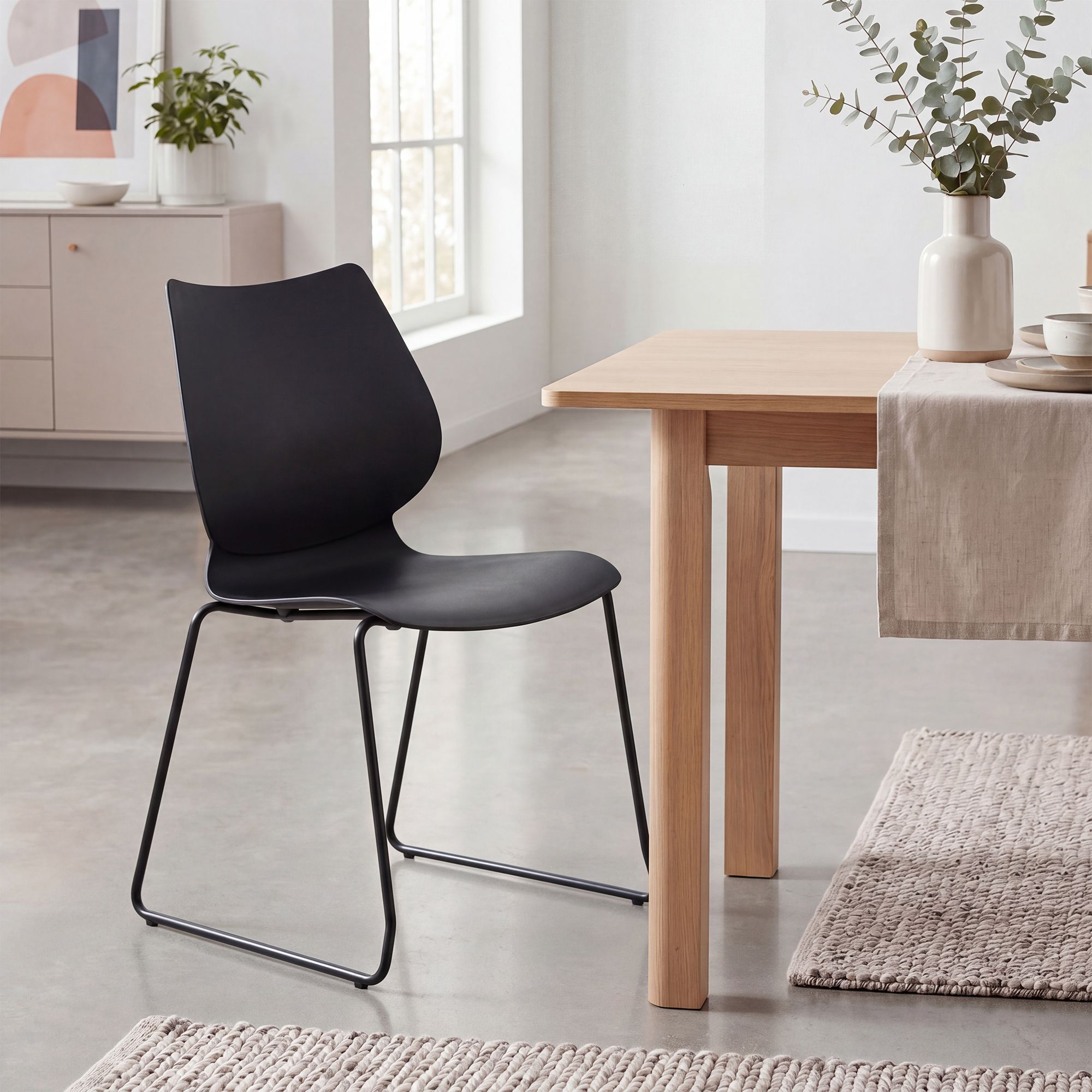 Lot de 2 chaises empilables Houma