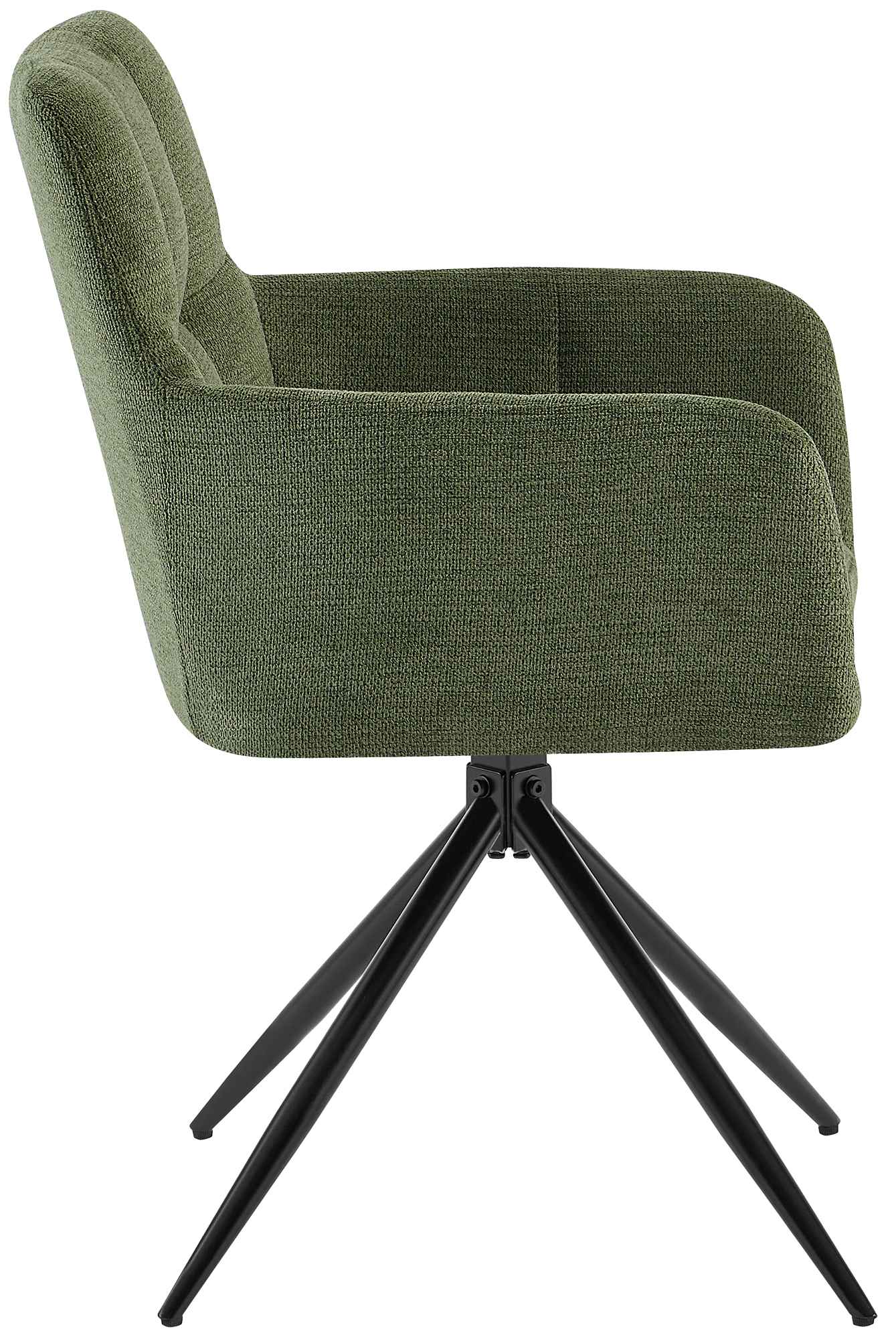 Lot de 2 chaises de salle à manger Jonah en tissu