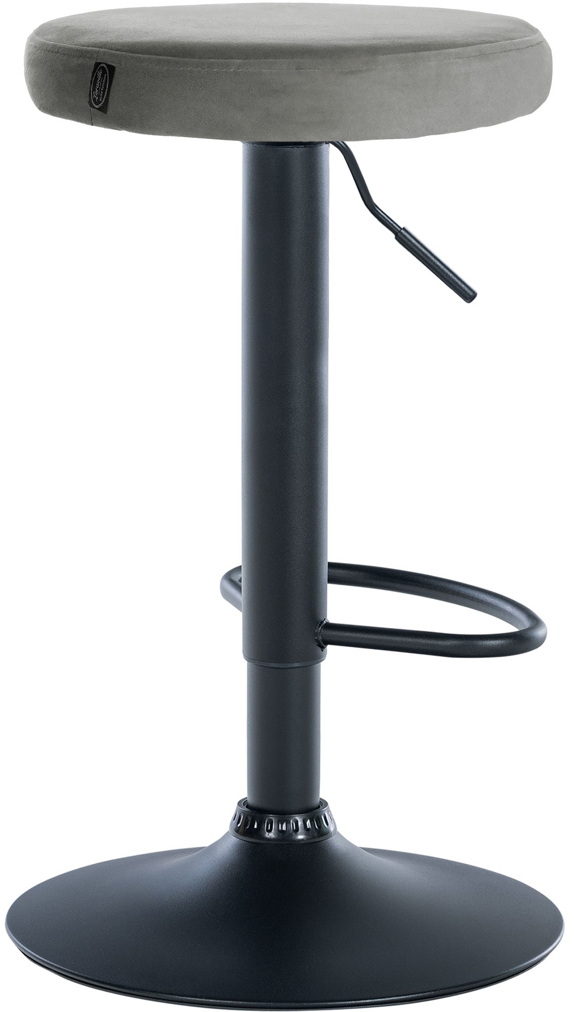 Tabouret de bar Ponte revêtement velours