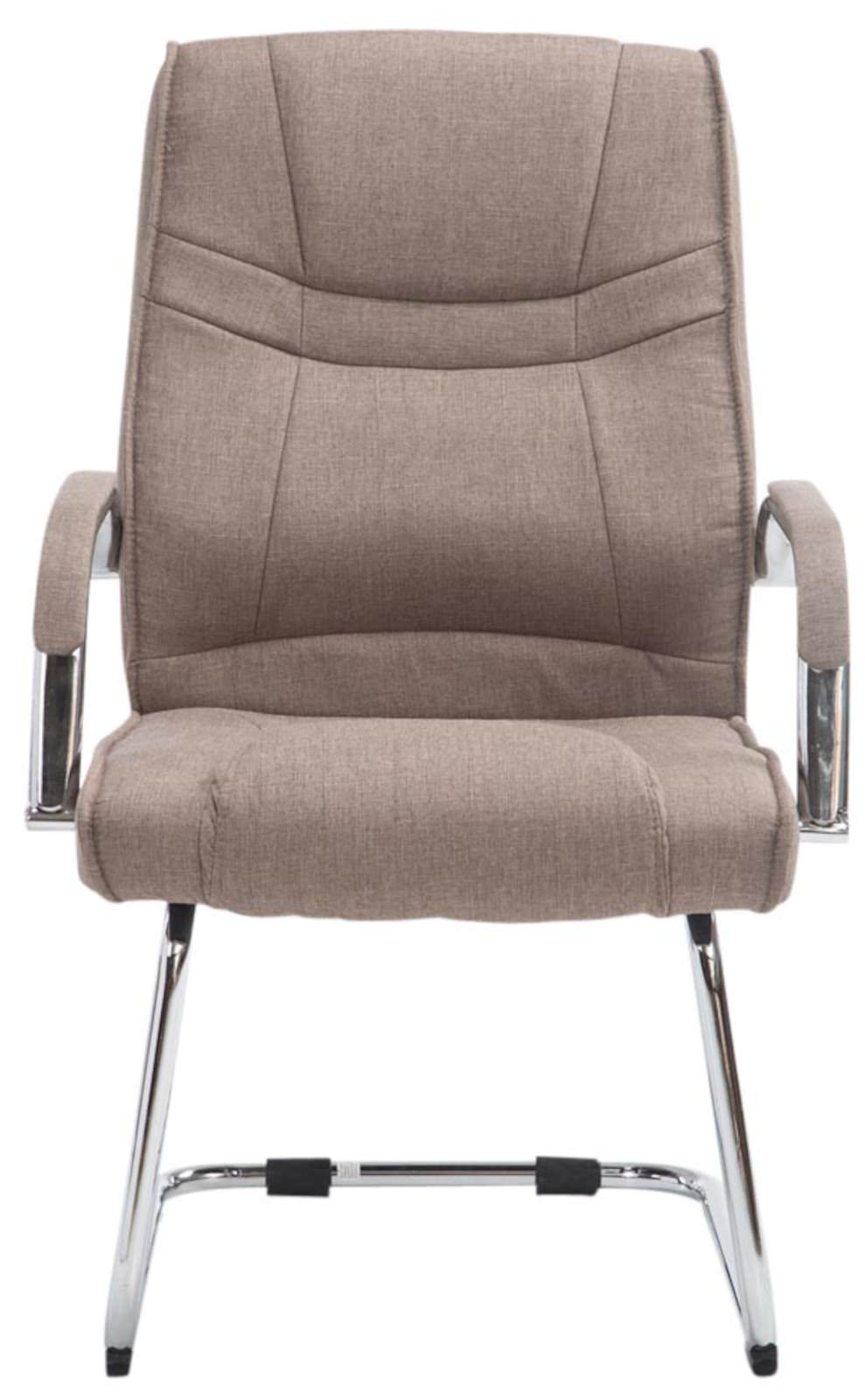 Lot de 2 Chaises Cantilever Attila en tissu avec accoudoirs