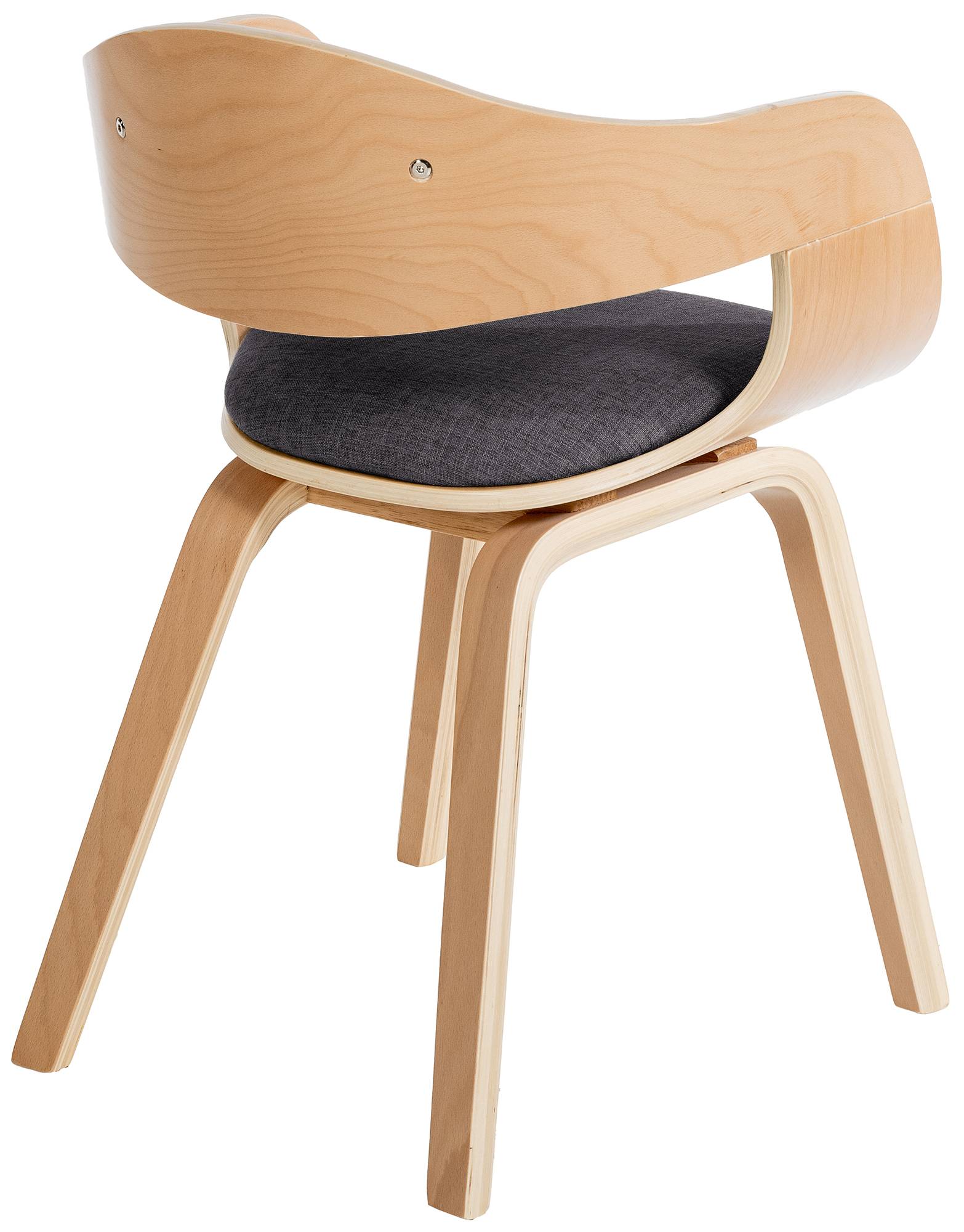 Lot de 2 chaises de salle à manger Kingston en Tissu