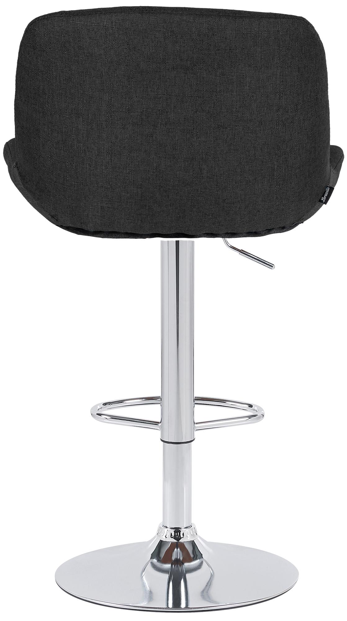 Lot de 2 tabourets de bar Solon chromés