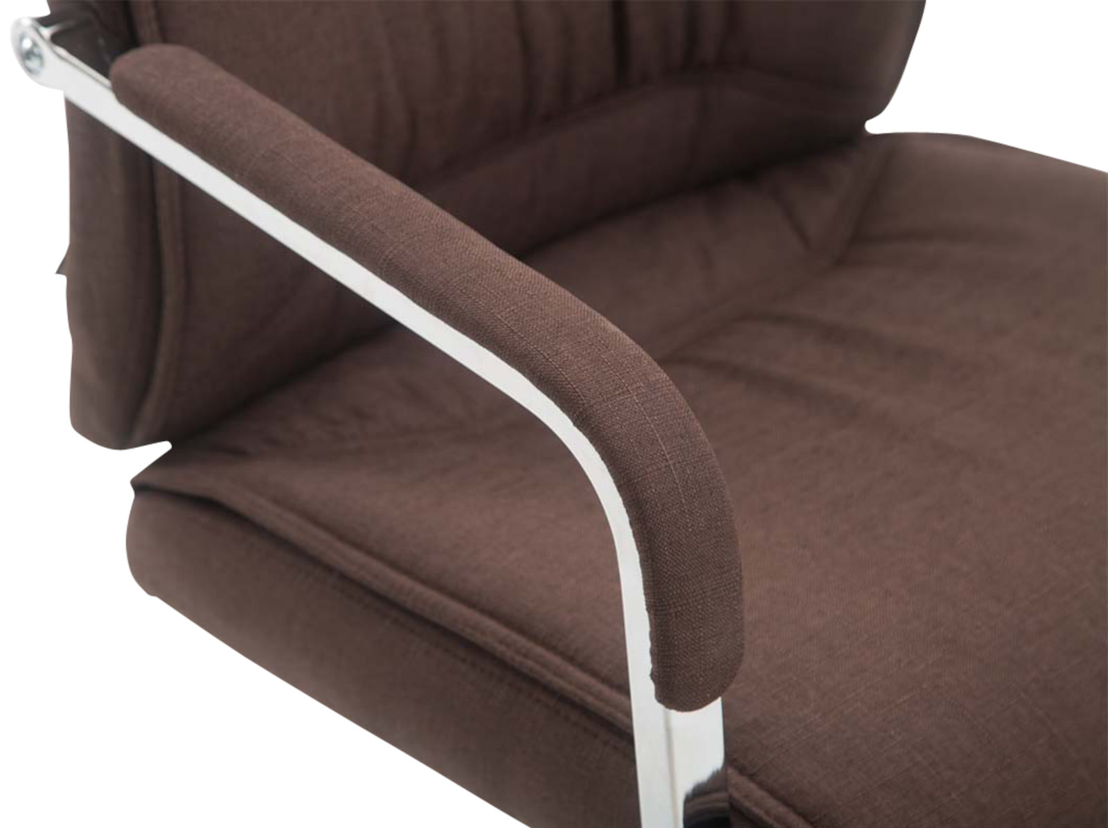 CLP Lot de 2 Chaises Cantilever XXL Anubis en Tissu avec accoudoirs