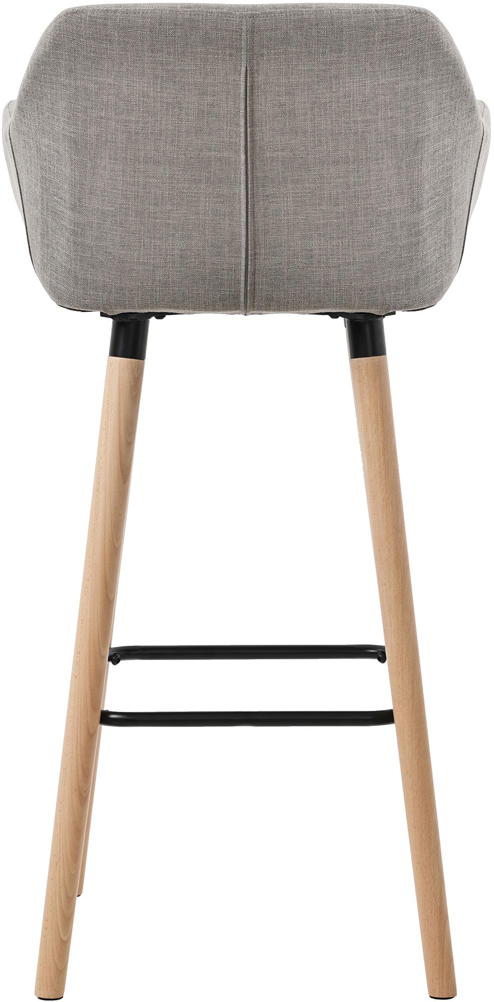 Lot de 2 tabourets de bar Grant en tissu
