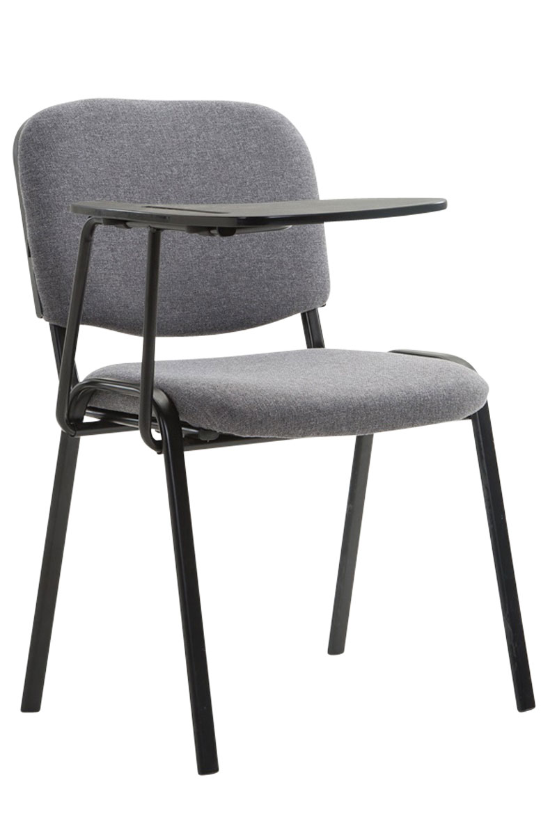 Chaise Ken en tissu avec tablette rabattable