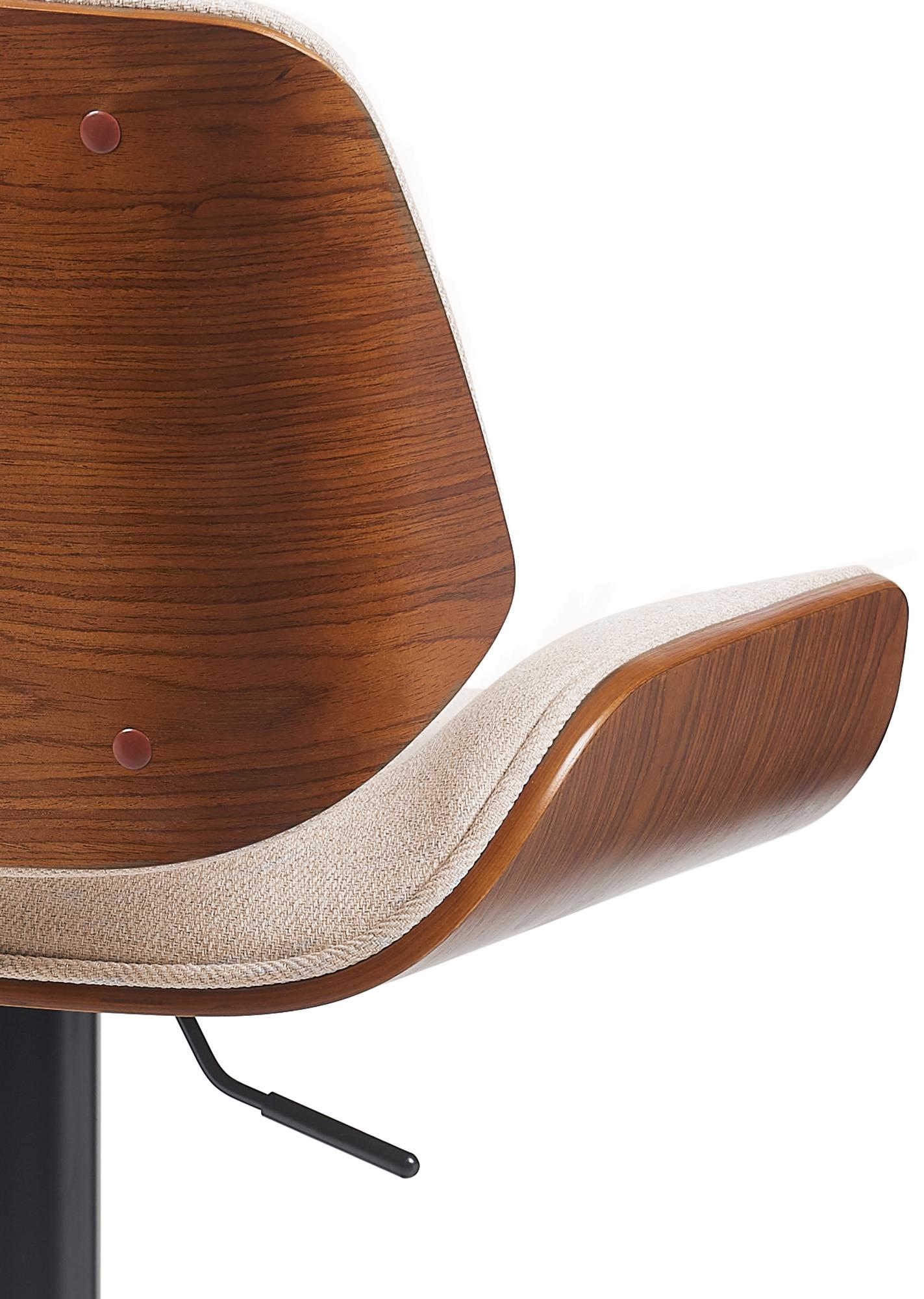 Tabouret de bar Beverley Tissu