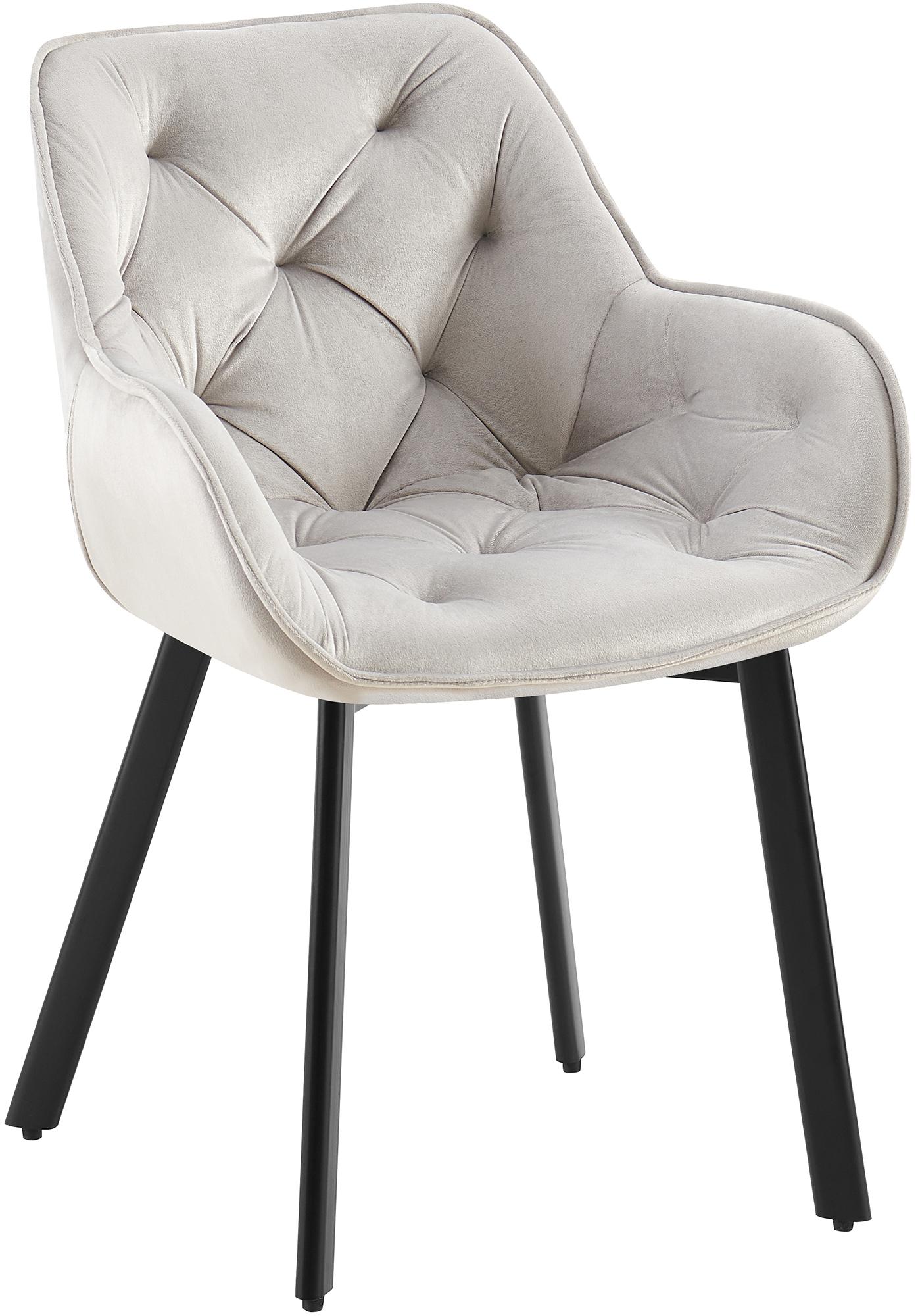 Lot de 2 Chaises de Salle à Manger Pivotantes Antigo en Velours