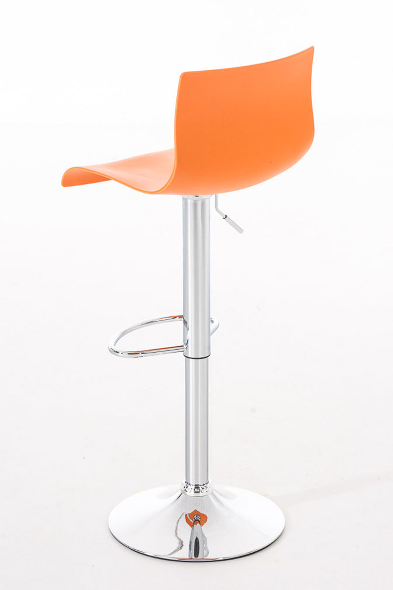 Lot de 2 tabouret de bar Hover Assise Plastique et Piètement Métal chromé