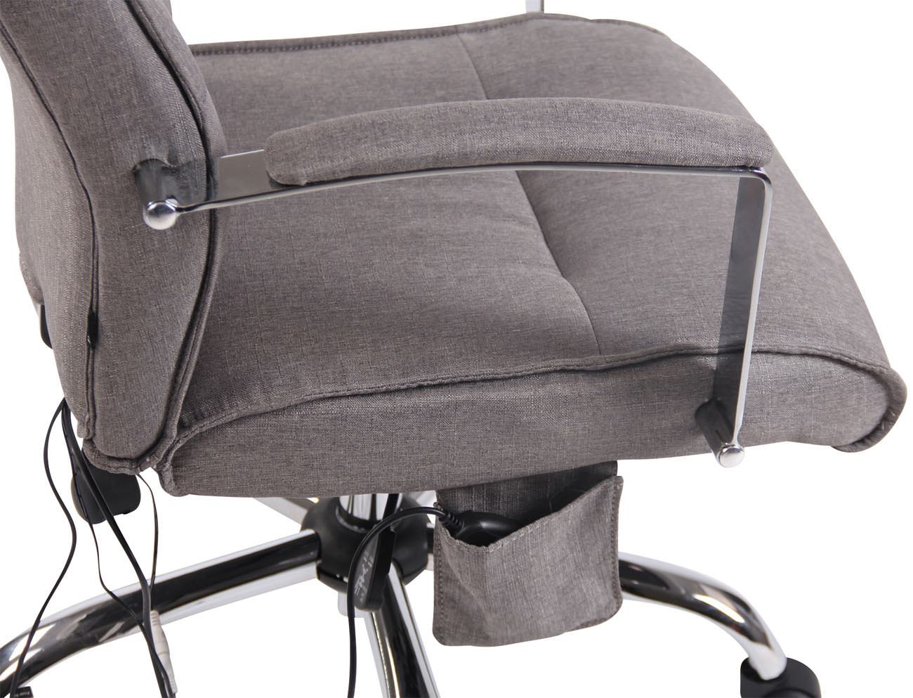 Fauteuil de bureau Portland en similicuir ou tissu avec fonction de massage