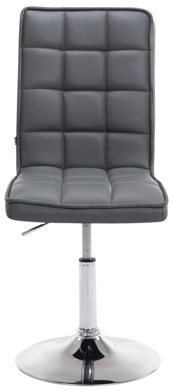 Lot de 2 chaises de salle à manger Peking V2 en similicuir pied trompette