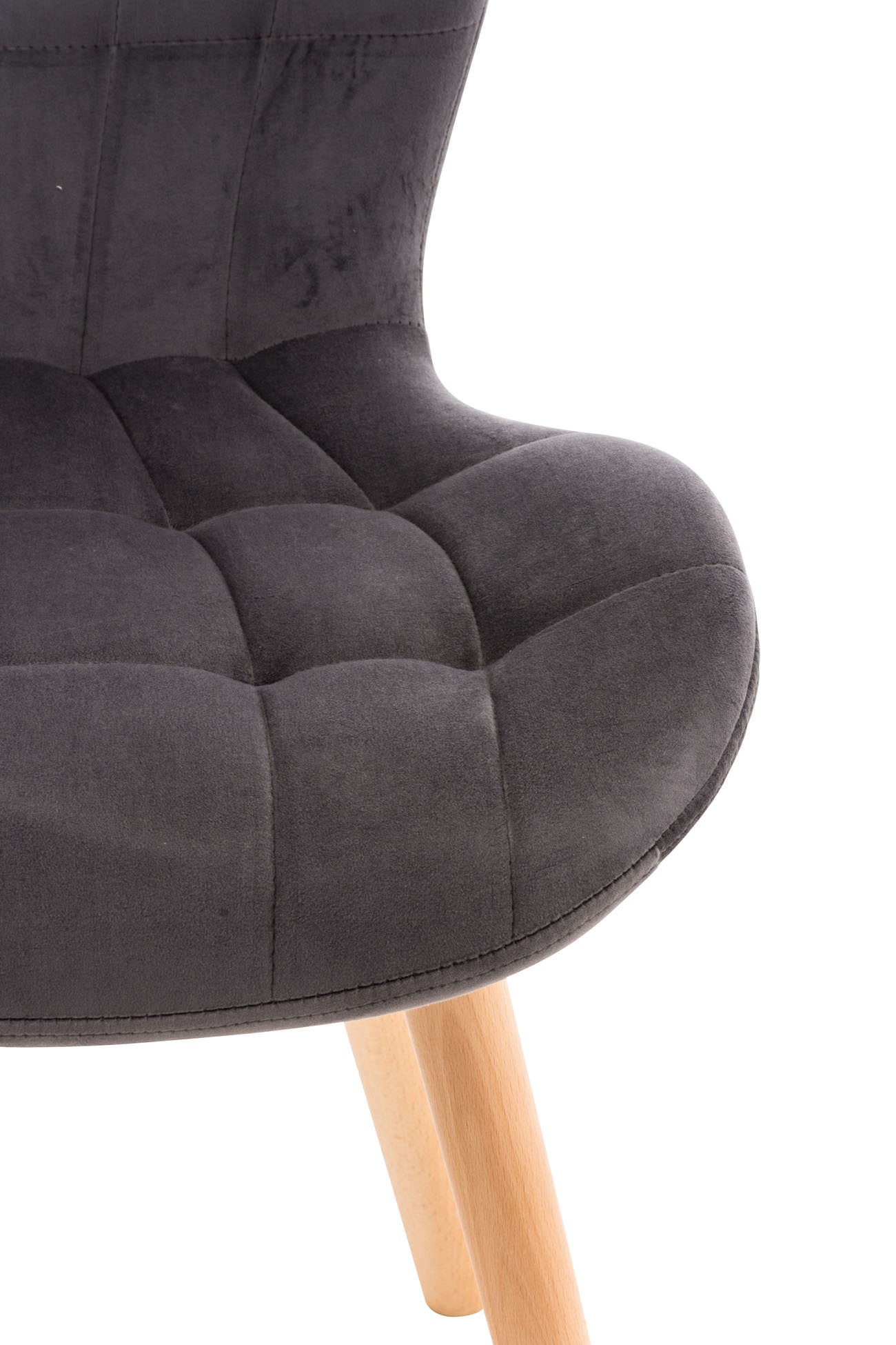 Chaise de table à manger Elda Velours