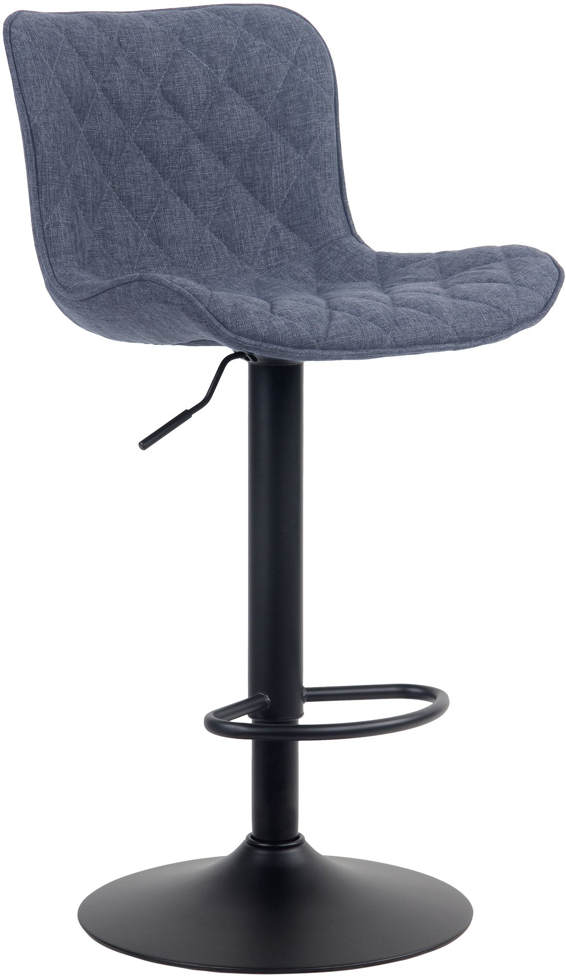 Tabouret de bar Emma Pied en Métal Hauteur réglable Siège pivotant