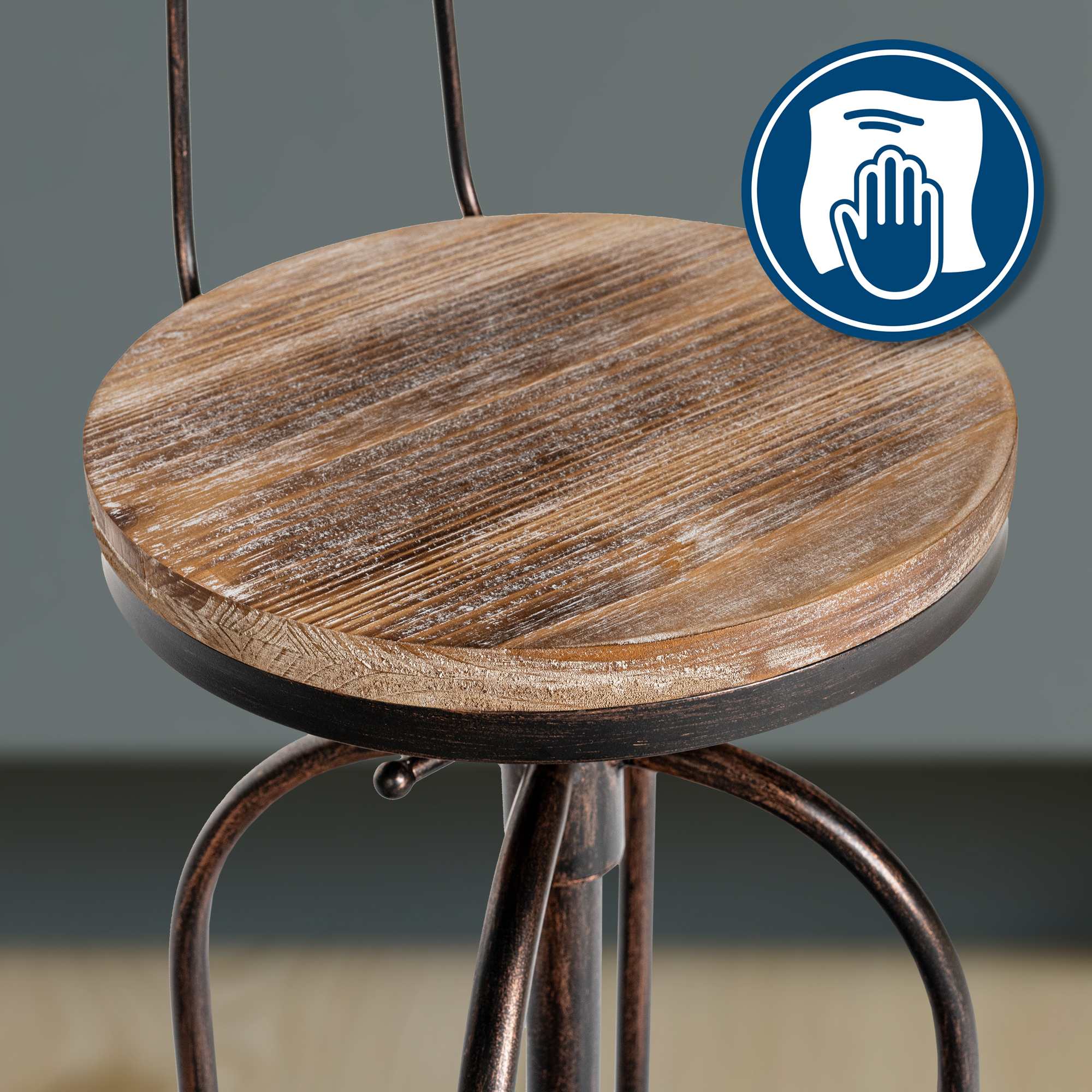 Tabouret de bar Pino