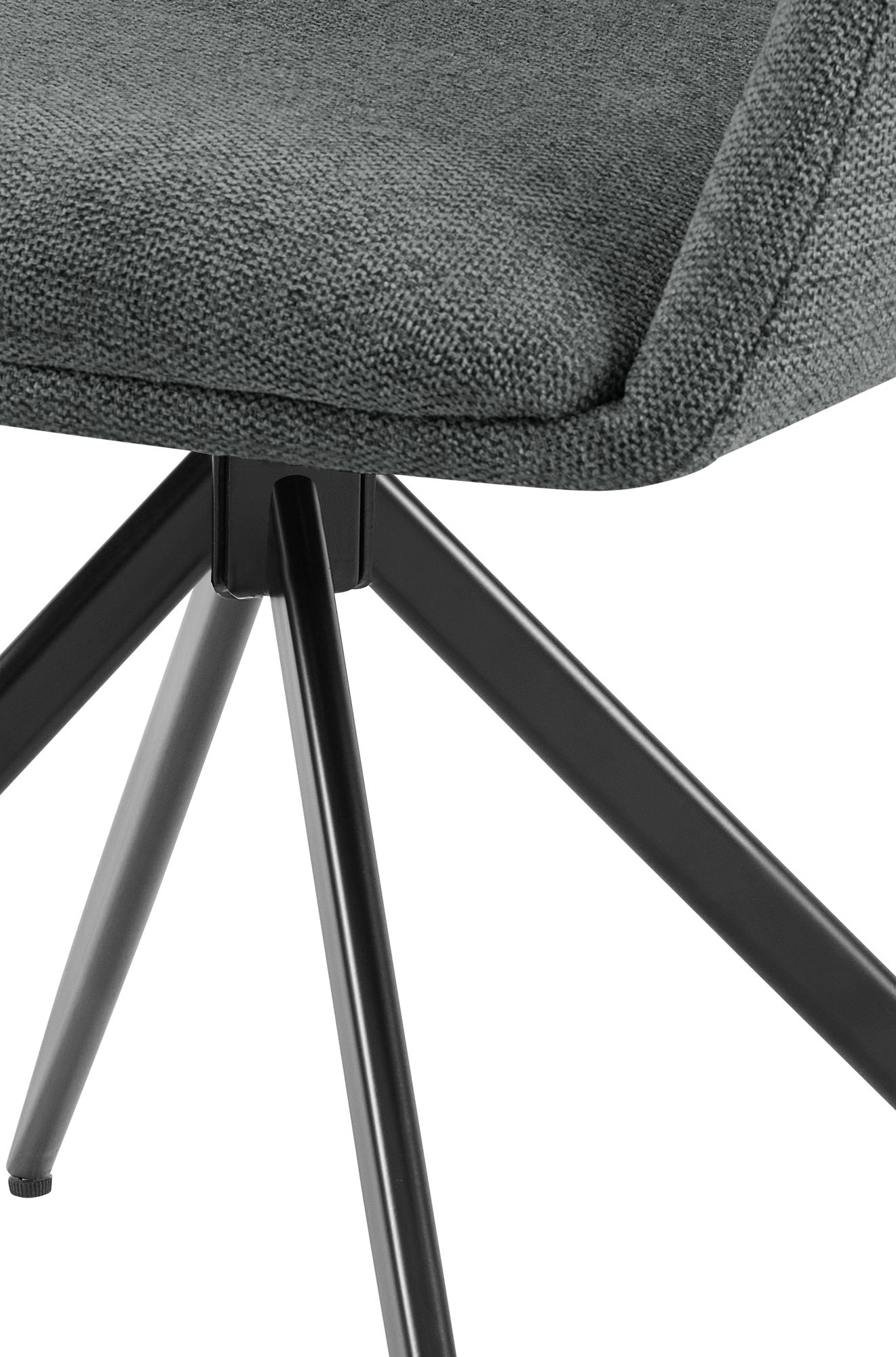 Chaise de salle a manger Olema en tissu