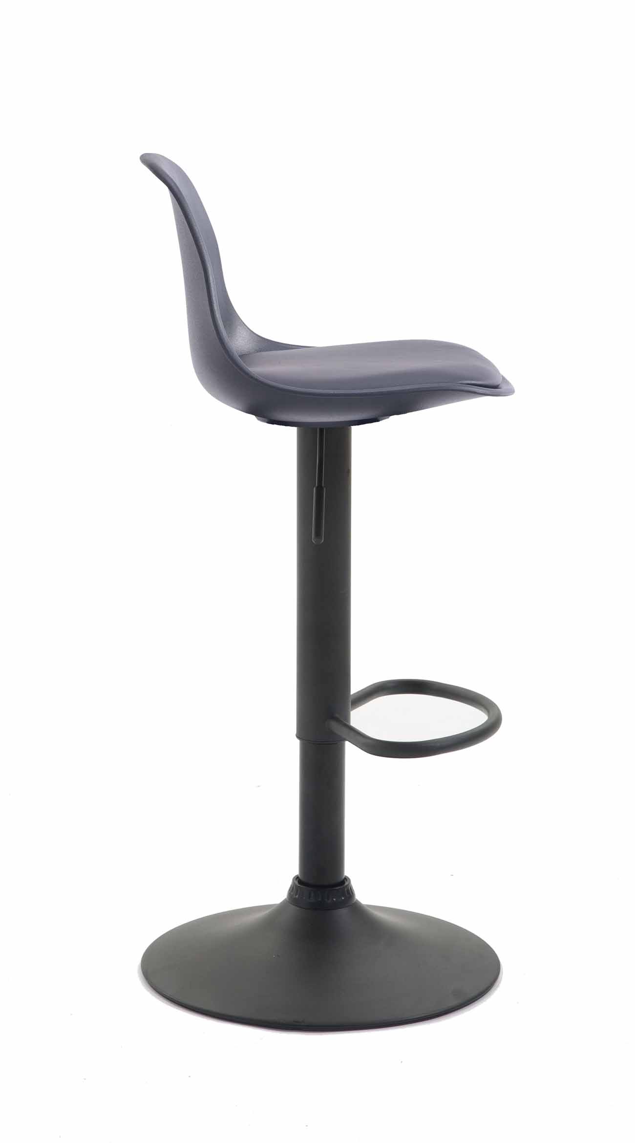Tabouret de bar Kiel Similicuir et coque en plastique