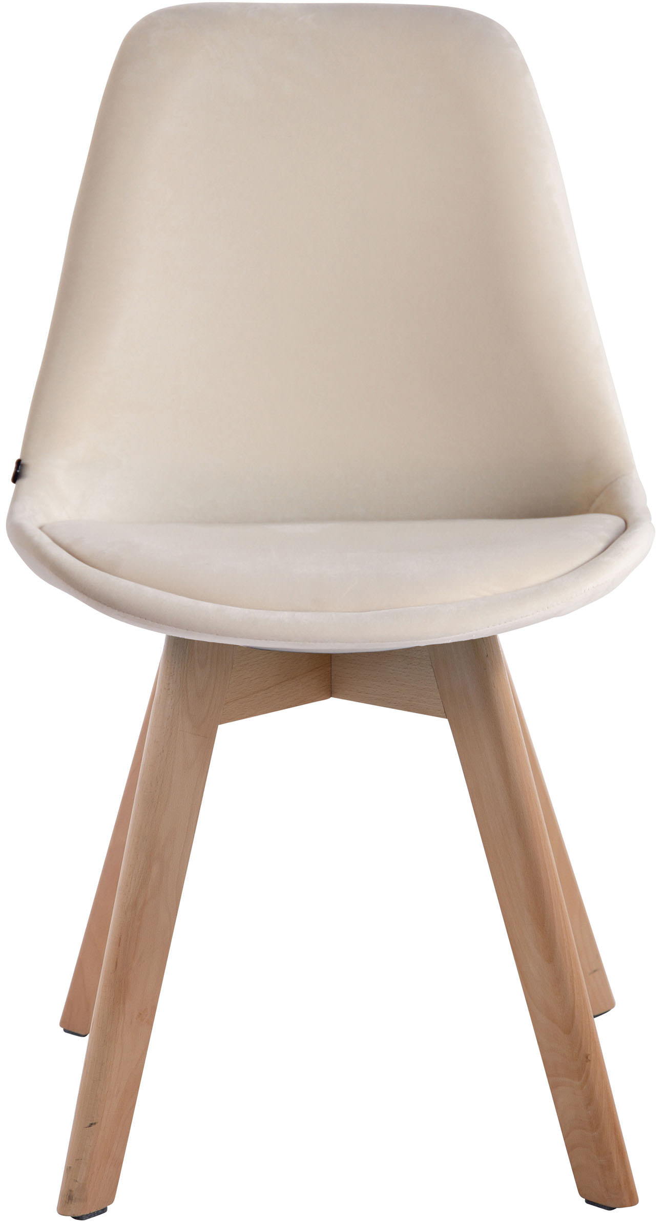 Lot de 4 Chaises de salle à manger Borneo V2 en velours
