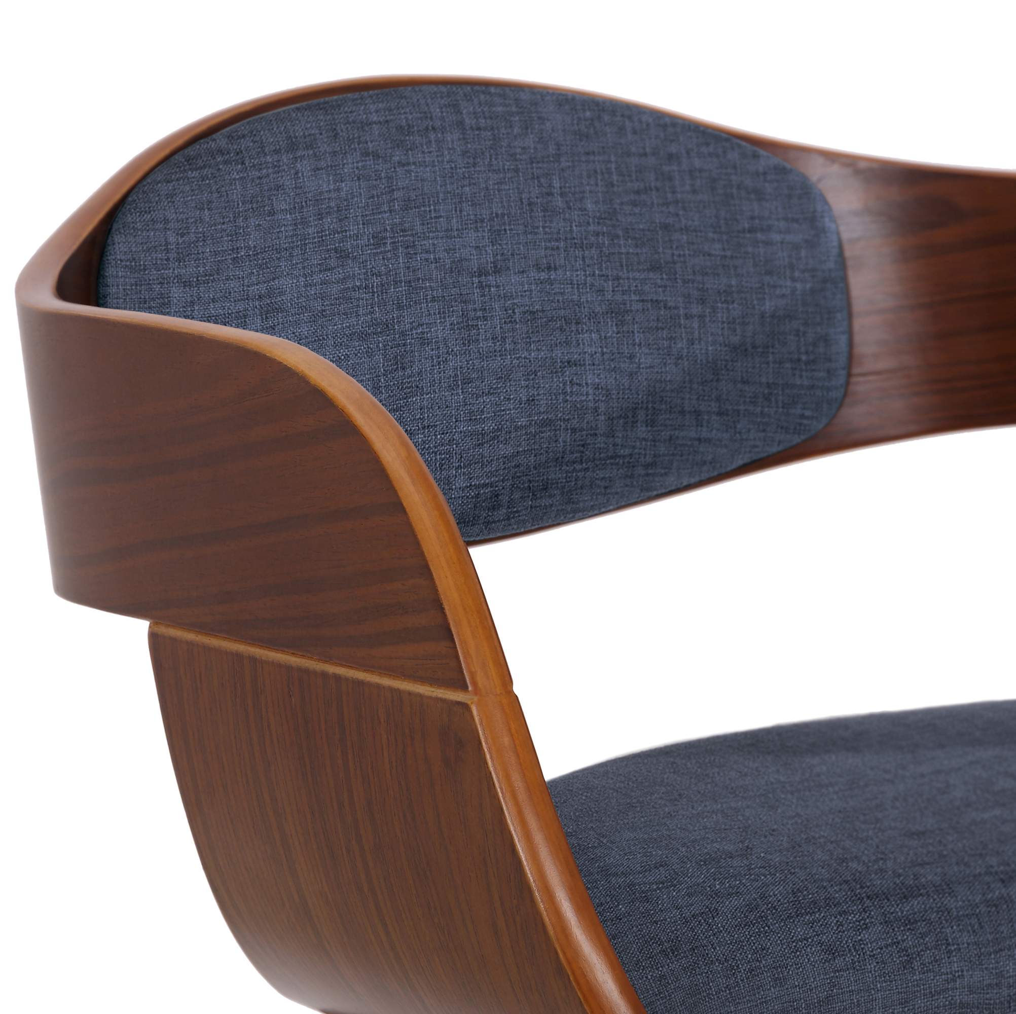 Chaise retro Kingston en tissu
