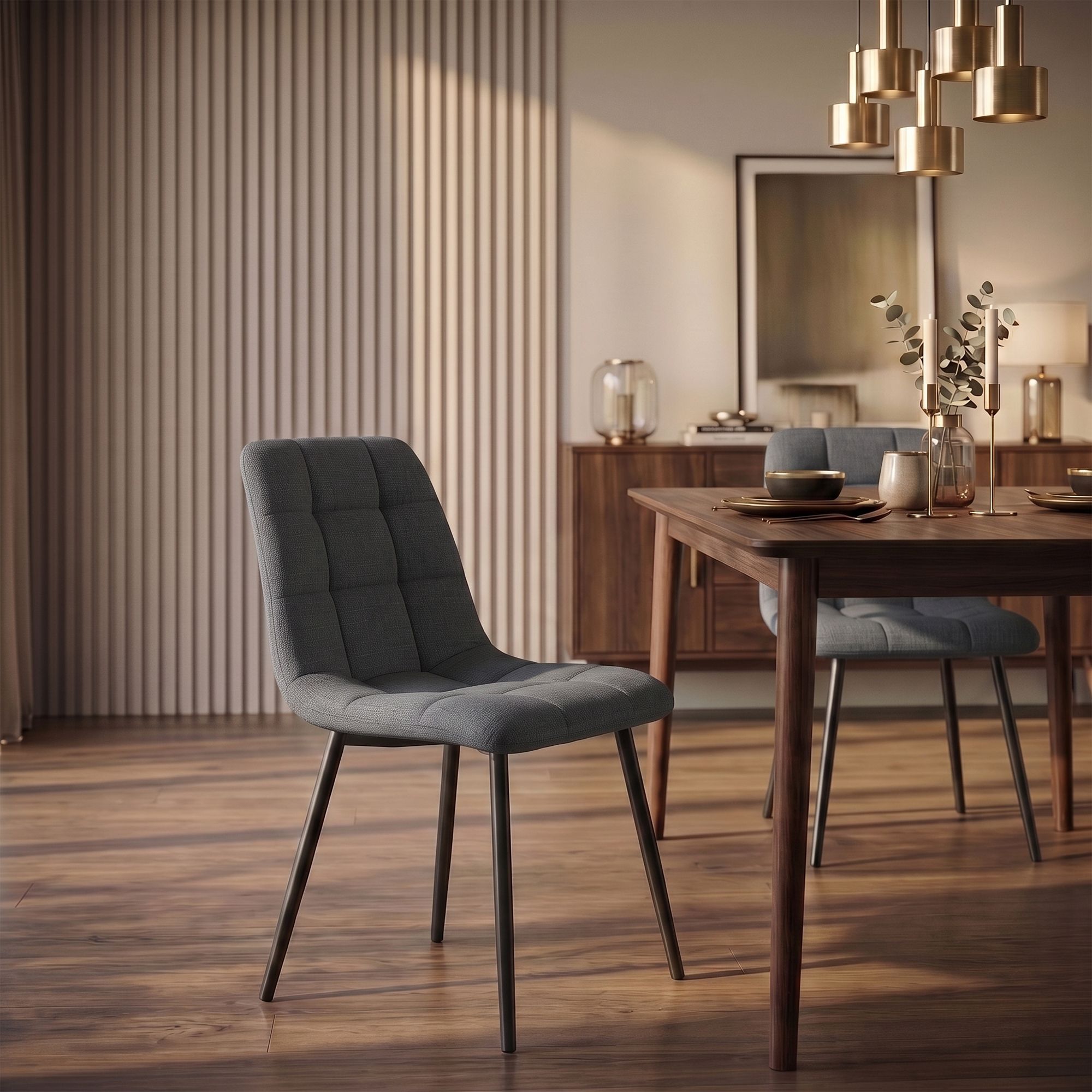Lot de 2 chaises de salle à manger Tilde