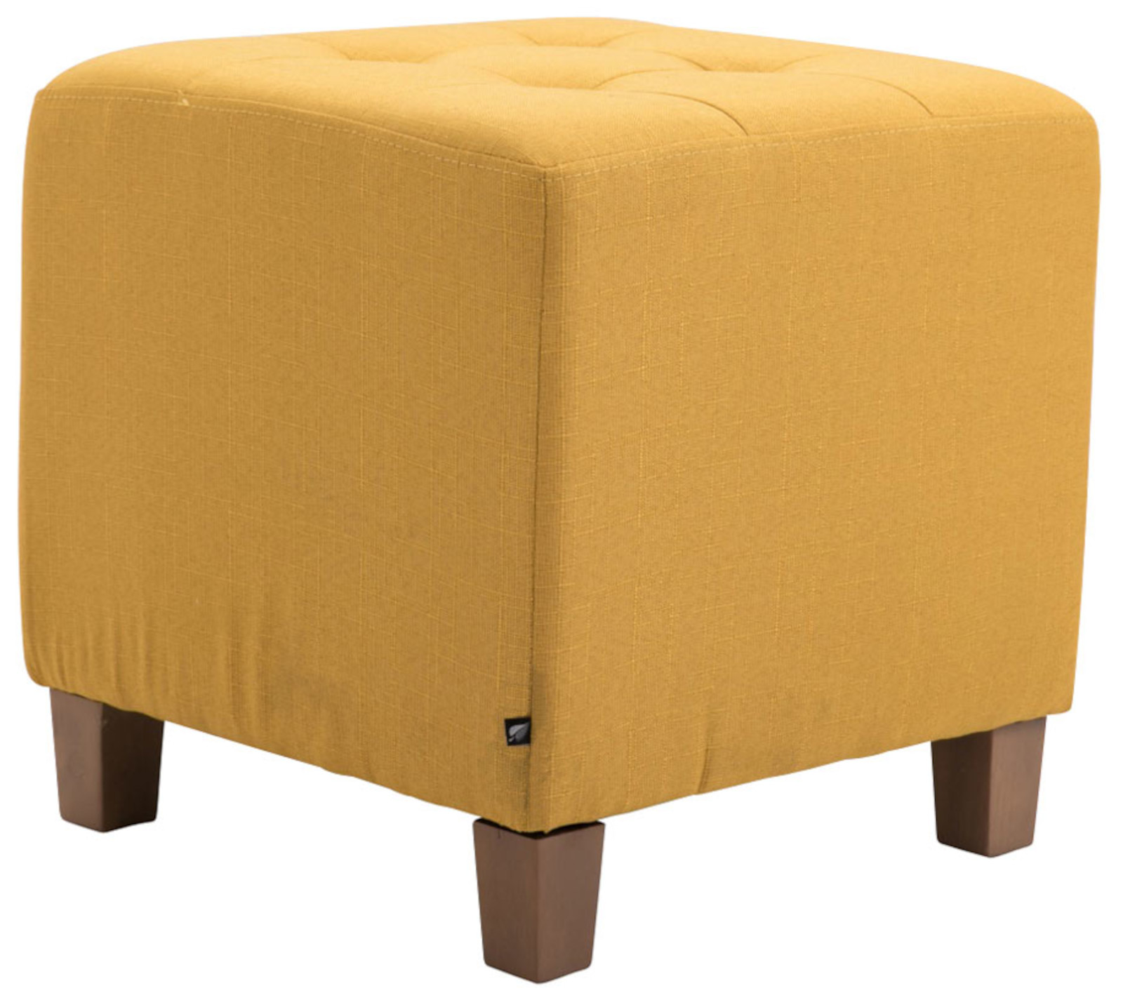 Lot de 2 tabourets bas Pharao en tissu