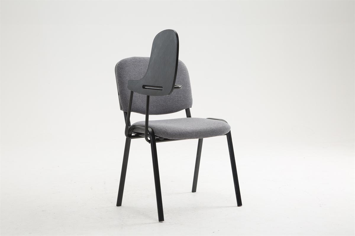 Chaise Ken en tissu avec tablette rabattable