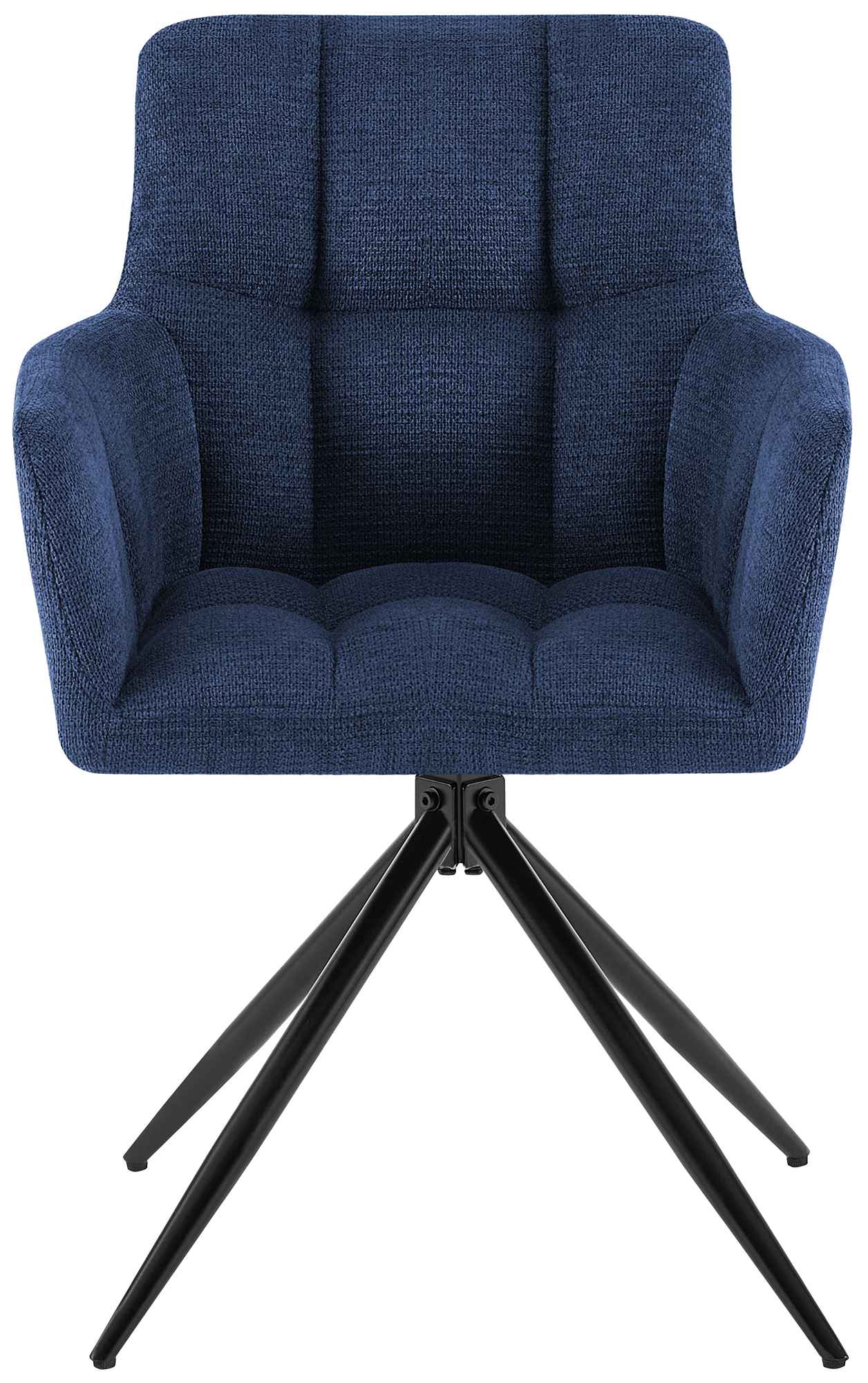 Lot de 2 chaises de salle à manger Jonah en tissu
