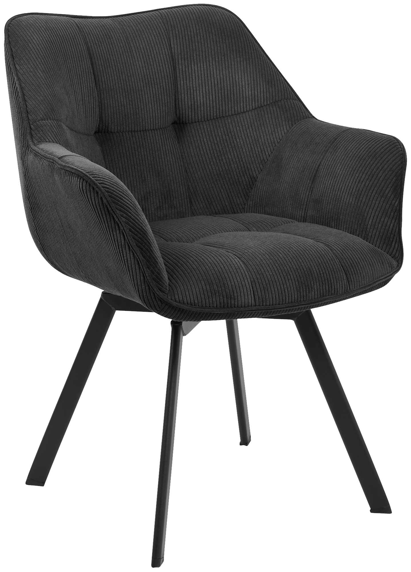 Chaise de salle à manger Jordi Cord
