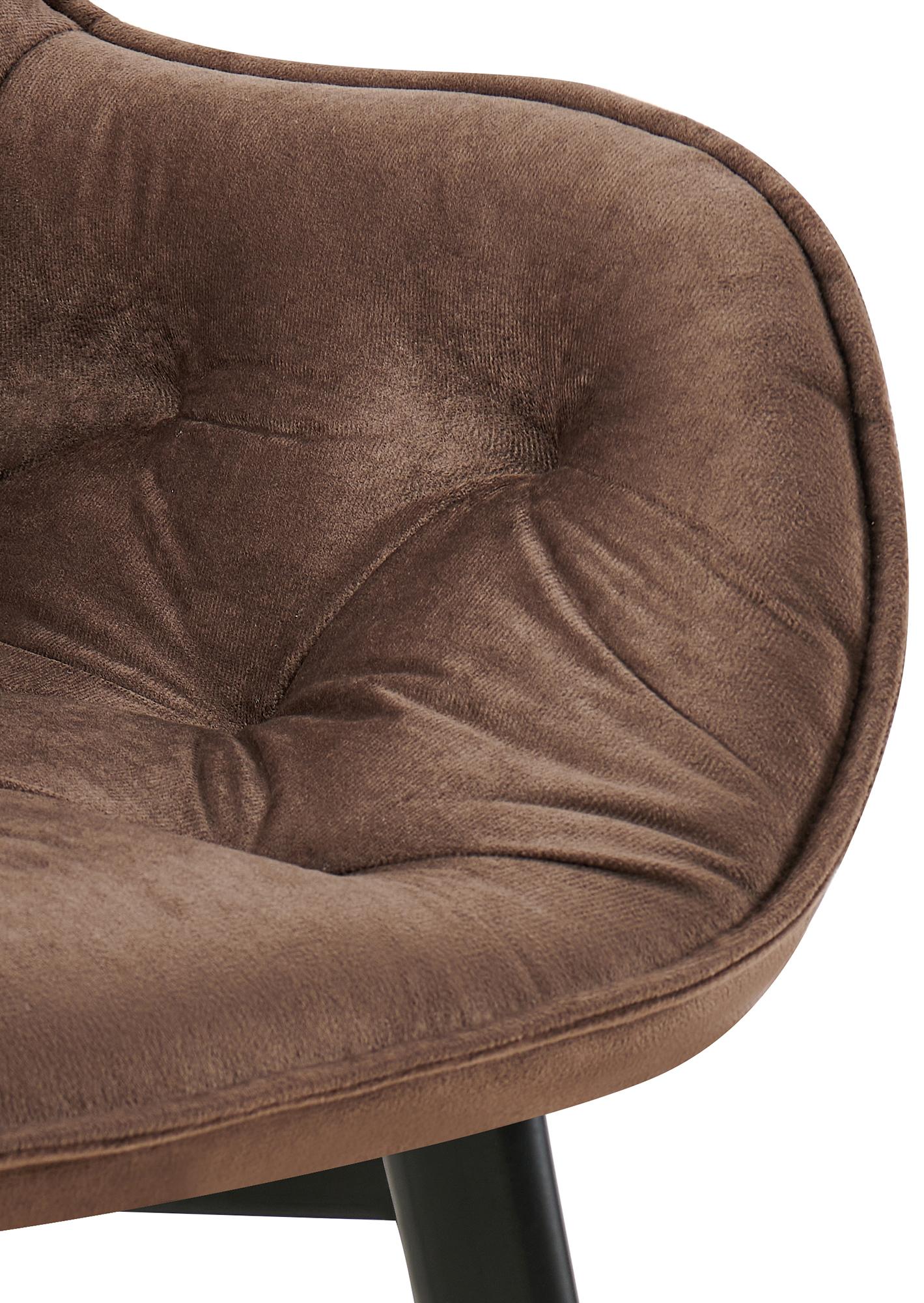 Lot de 2 Chaises de Salle à Manger Pivotantes Antigo en Velours