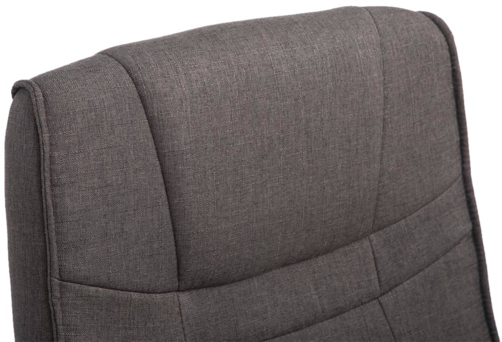 Lot de 2 Chaises Cantilever Attila en tissu avec accoudoirs