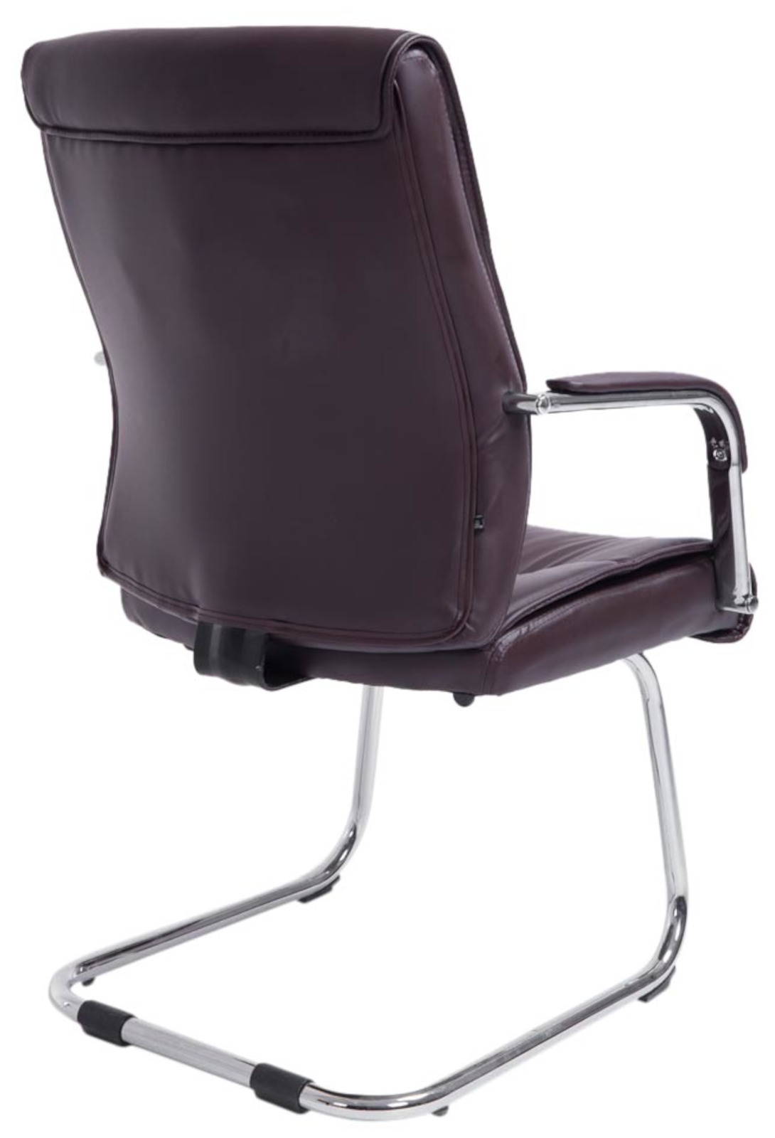 Lot de 2 Chaises Cantilever Sievert en similicuir avec accoudoirs